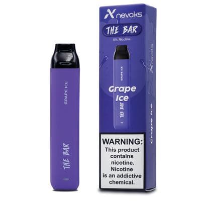 Vaper Descartável Nevoks The Bar 5% Nicotina 1000 Puffs - Grape Ice