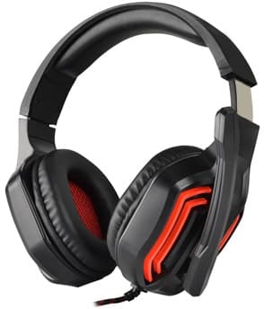 Fone de Ouvido Gaming Satellite AE-361R - Preto/Vermelho