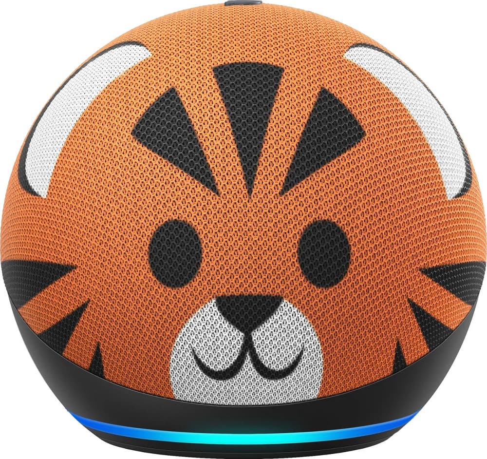 Speaker Amazon Echo Dot Kids Edition 4ª Geração With Alexa - Tiger