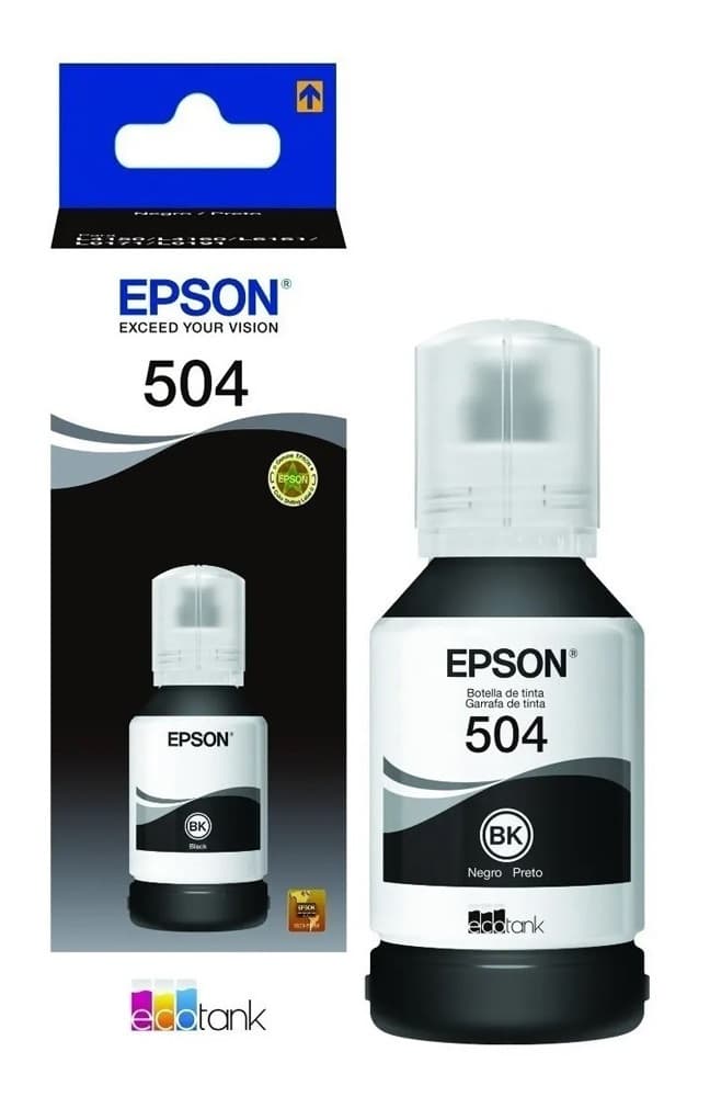 Tinta para Impresora Epson T504120 127ML - Preto