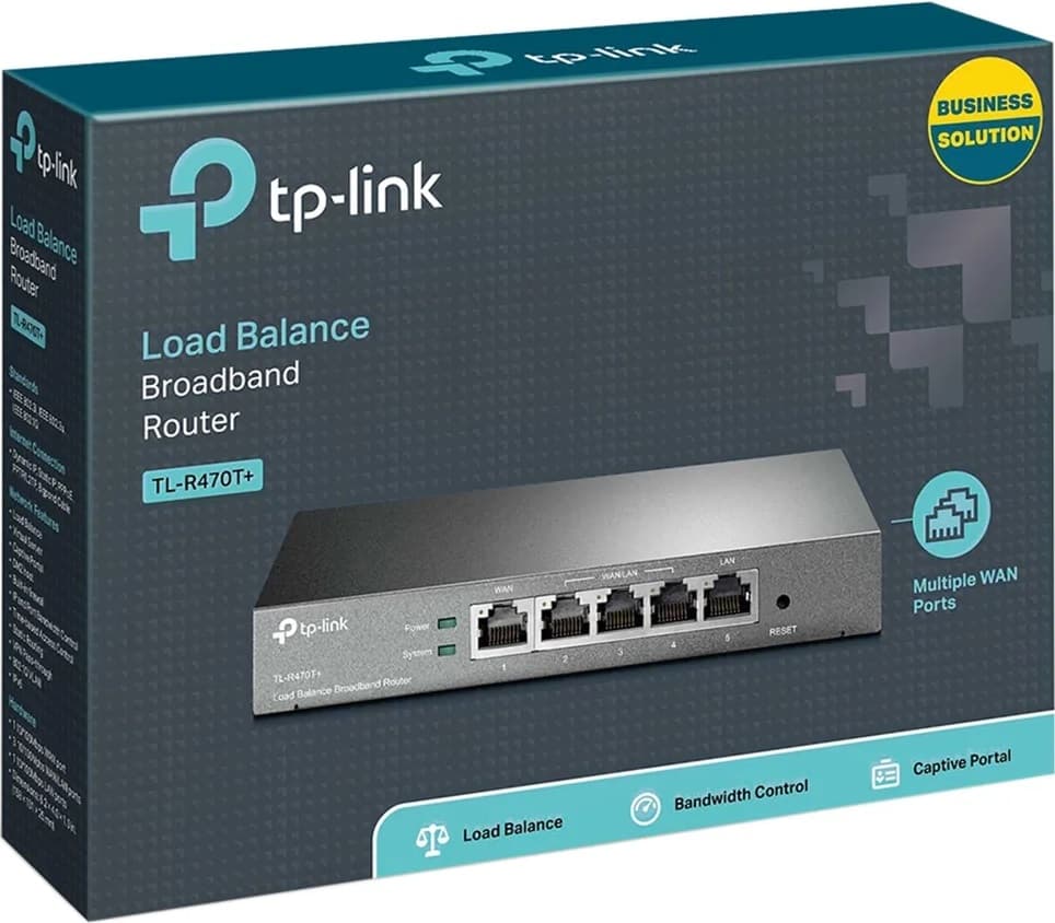 Roteador TP-Link TL-R470T+ Load Balance 10/100mbps 3
