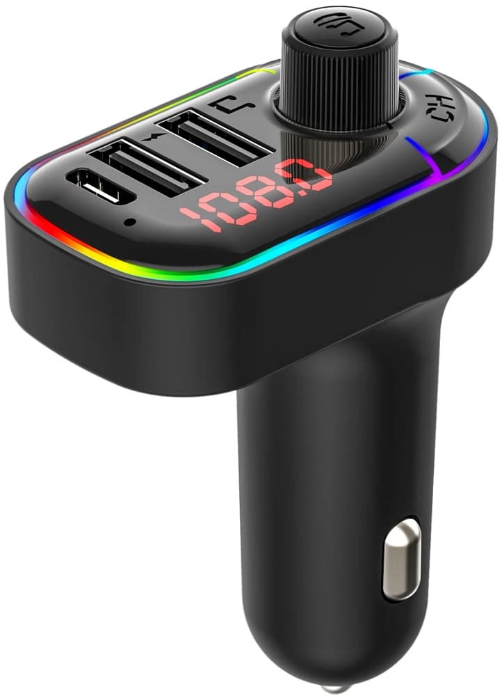 Transmissor de Rádio Quanta Essentials QTFMBT20 Bluetooth - Black