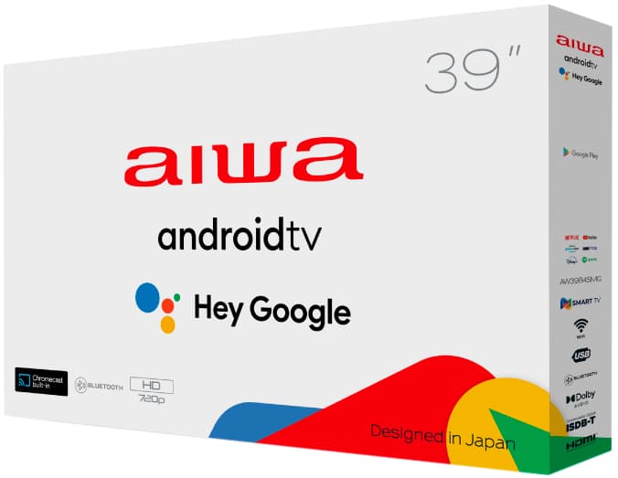 Smart TV LED Aiwa 39" AW39B4SM HD 4