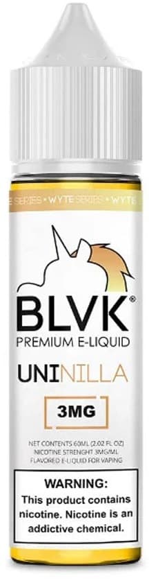 Essência Para Vaper BLVK Unicorn 3mg Nicotina Uninilla - 60ml