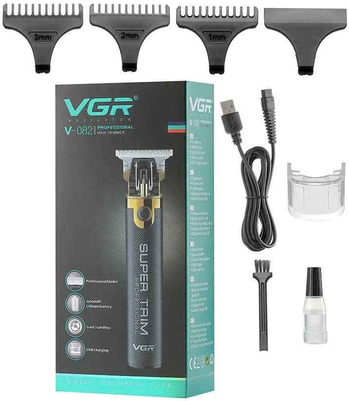 Cortador de Cabelo Voyager V-082 5V - Preto 1