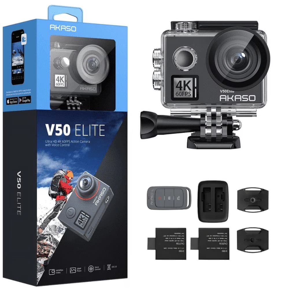 Câmera de Açao Akaso V50 Elite 20MP 4K Wi-Fi - Gray 1