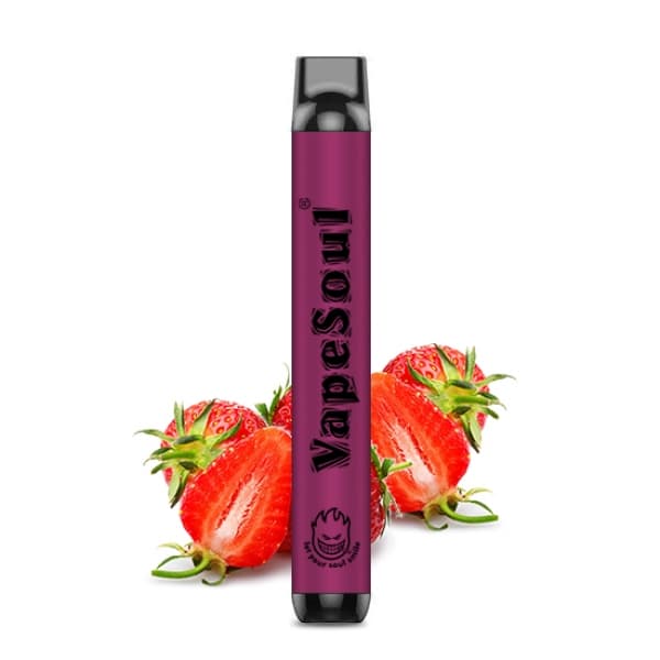 Vaper VapeSoul Descartável 5% Nicotina 1000 Puffs - Strawberry Ice