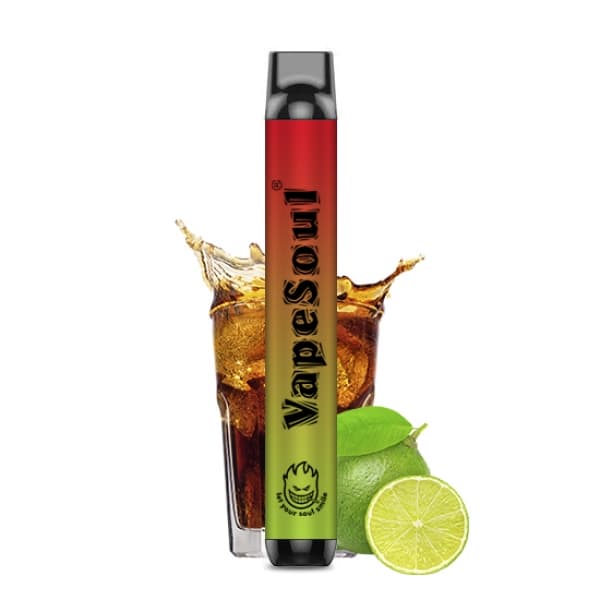Vaper VapeSoul Descartável 5% Nicotina 1000 Puffs - Cola Lemon