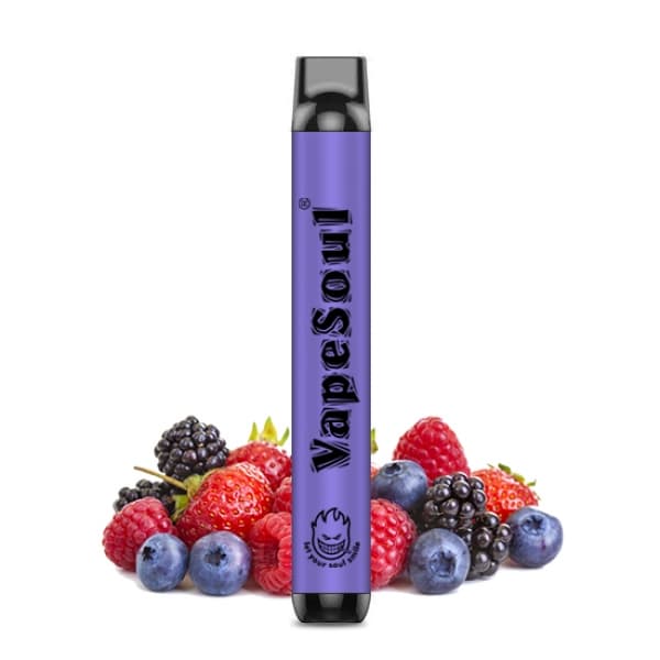 Vaper Vapesoul Descartável 5% Nicotina 1000 Puffs - Mix Berry