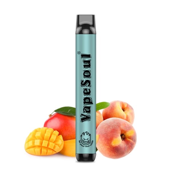 Vaper VapeSoul Descartável 5% Nicotina 1000 Puffs - Peach Mango