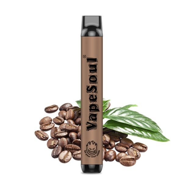 Vaper VapeSoul Descartável 5% Nicotina 1000 Puffs - Coffe