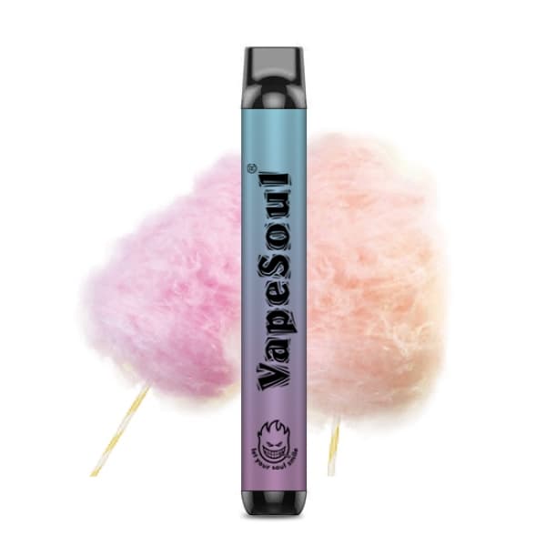 Vaper VapeSoul Descartável 5% Nicotina 1000 Puffs - Cotton Candy