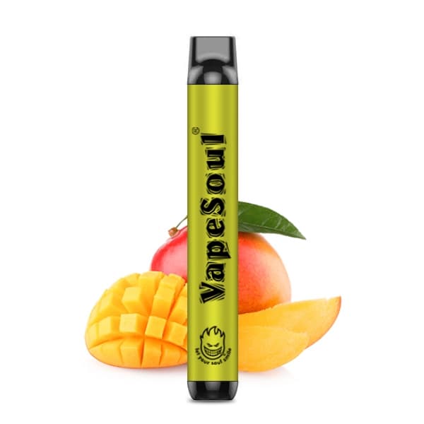 Vaper VapeSoul Descartável 5% Nicotina 1000 Puffs - Mango Ice