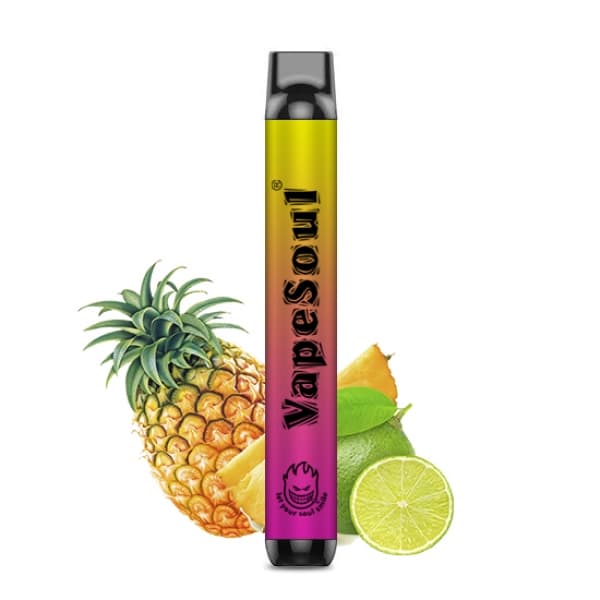 Vaper VapeSoul Descartável 5% Nicotina 1000 Puffs - Pineapple Lemon