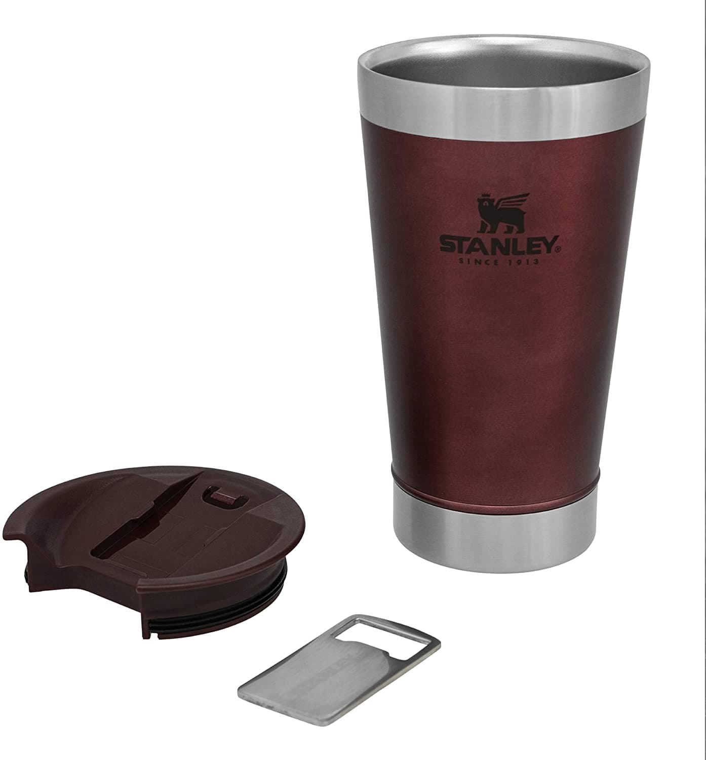 Copo Térmico Stanley Classic Stay Chill Beer Pint 473ml - Bordo (10-01704-030) 1