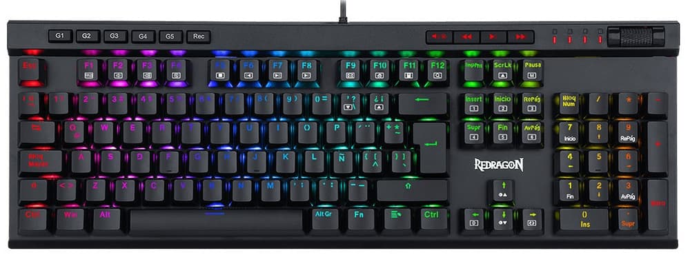 Teclado Gaming Redragon Vata Pro Mechanical K580RGB-PRO Espanhol - Black 1