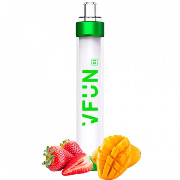Vaper Descartável Quawins VFUN D1 5% Nicotina 1000 Puffs - Strawberry Mango