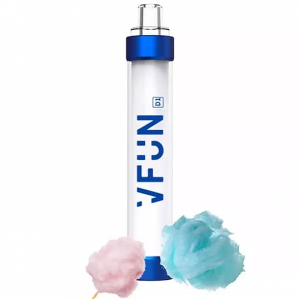 Vaper Descartável Quawins VFUN D1 5% Nicotina 1000 Puffs - Candy Floss