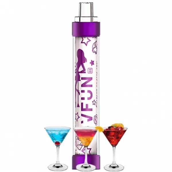 Vaper Descartável Quawins VFUN D1 5% Nicotina 1000 Puffs - Maitai Cocktail