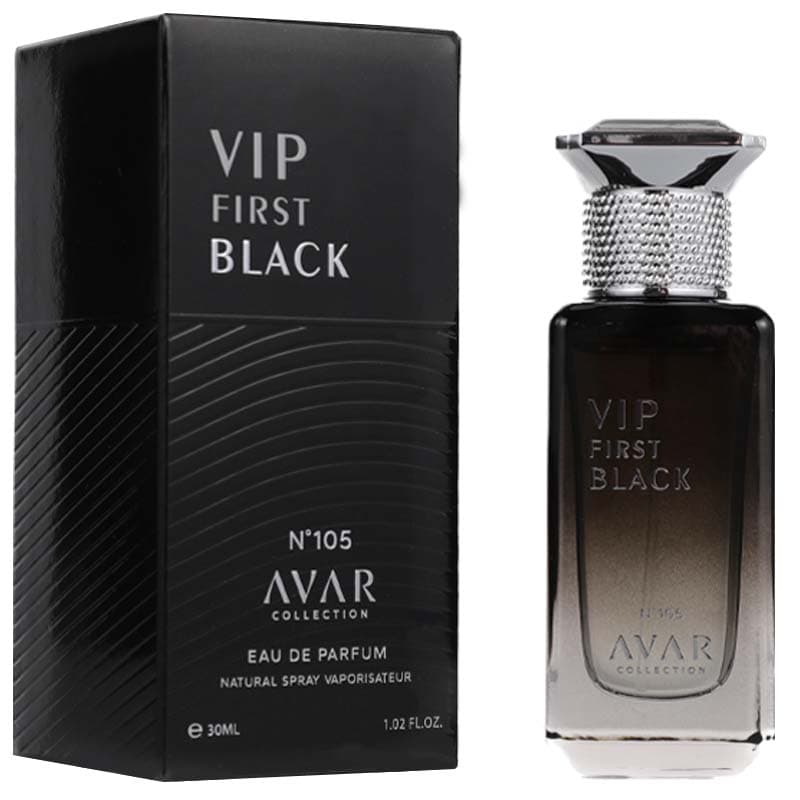 Perfume Avar Collection N° 105 VIP First Black EDP Masculino - 30mL