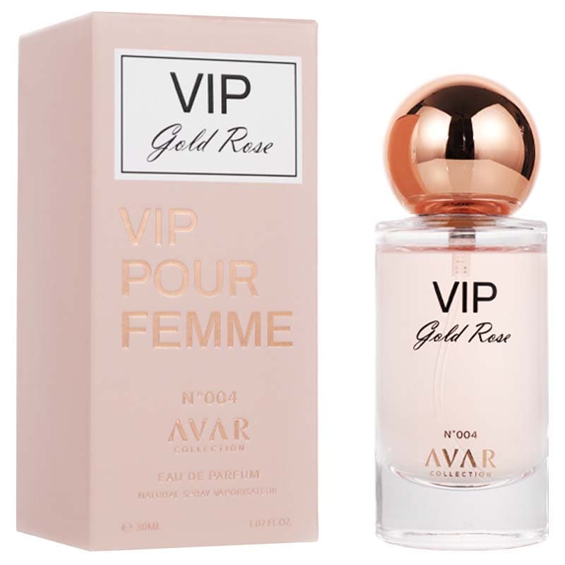 Perfume Avar Collection N° 004 VIP Gold Rose EDP Feminino - 30mL