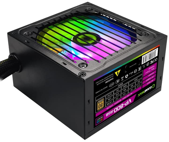 Fonte De Alimentação Gamemax 800W 80 Plus Bronze VP-800 4