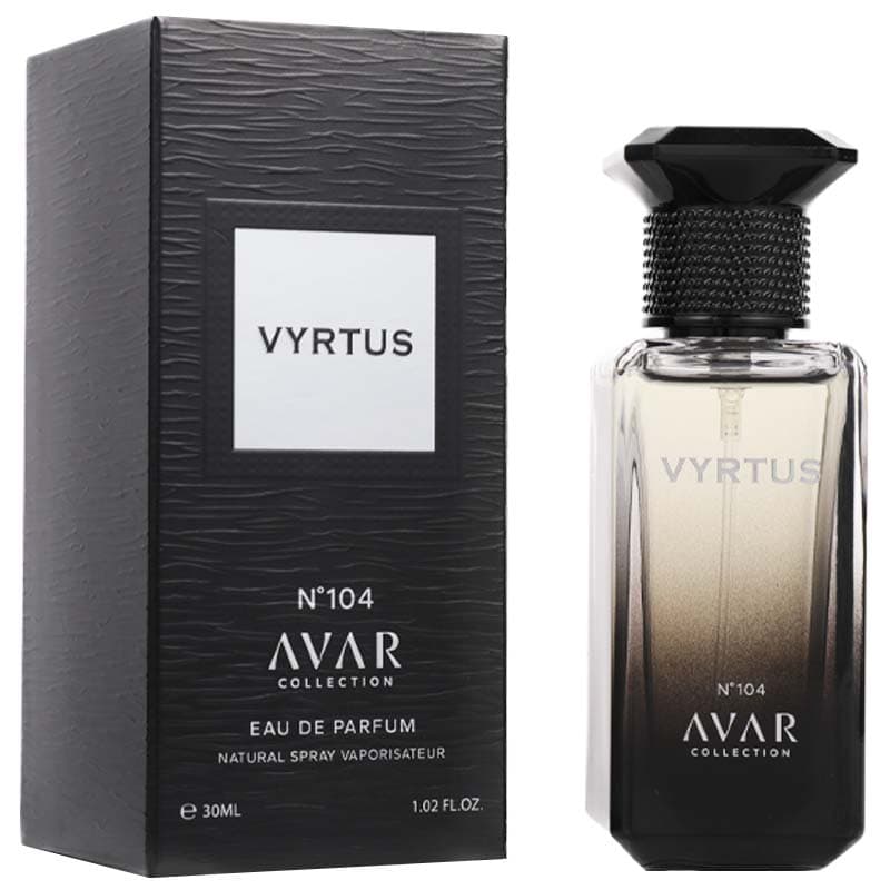 Perfume Avar Collection N° 104 Vyrtus EDP Masculino - 30mL
