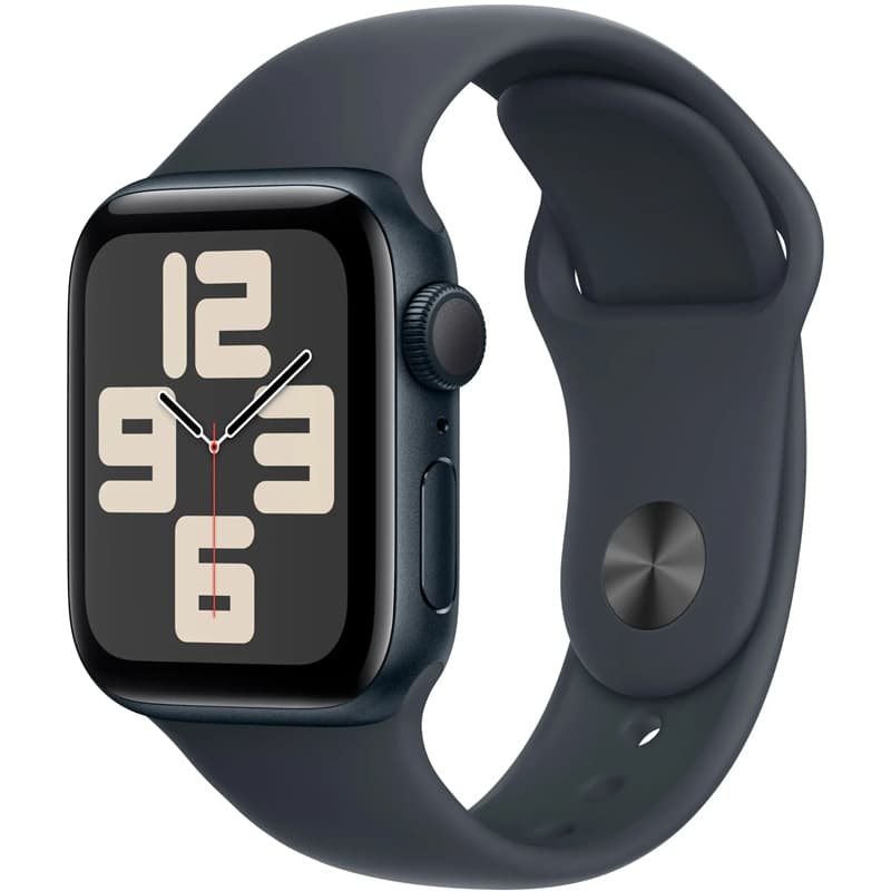 Apple Watch SE 2nd Generation MXE93BE/A 40mm GPS (2024) - Midnight Aluminium/Sport Band 1