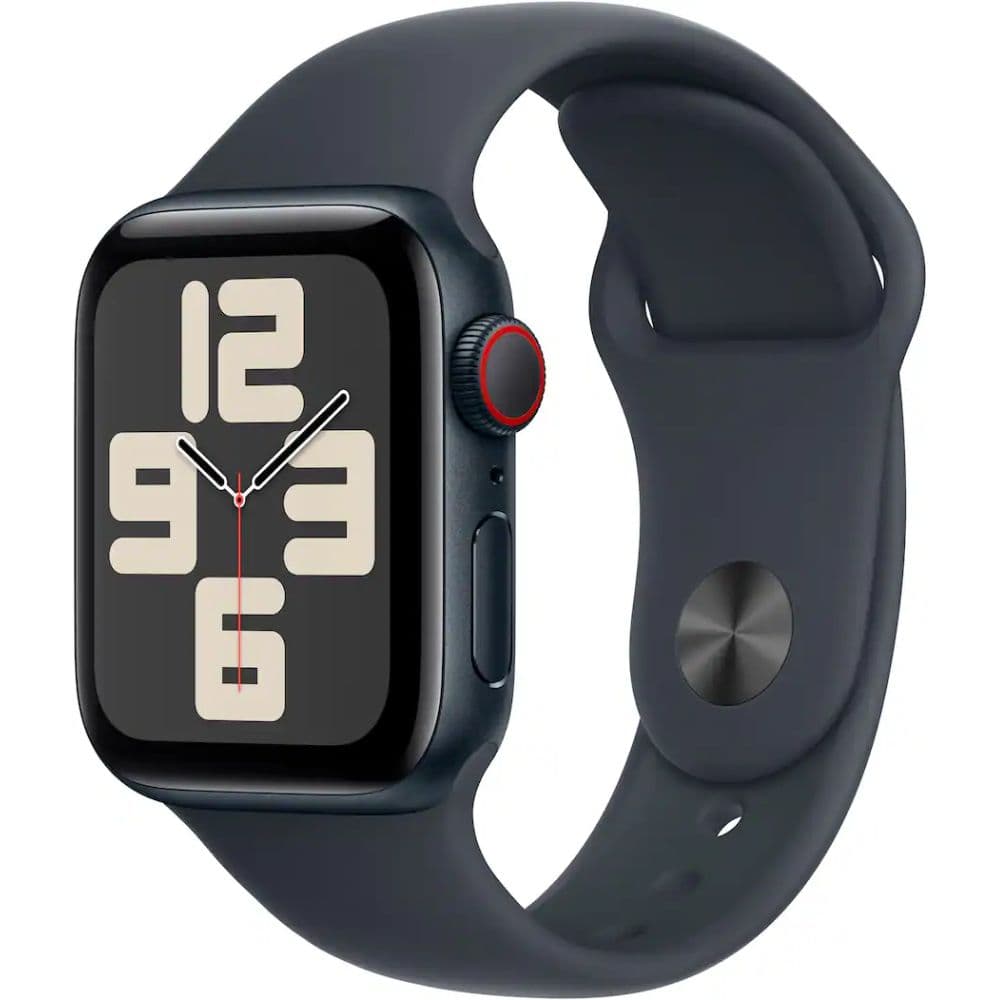Apple Watch SE 2nd Generation MXGD3BE/A 40mm (GPS+Celular) - Midnight Aluminium/Sport Band 1