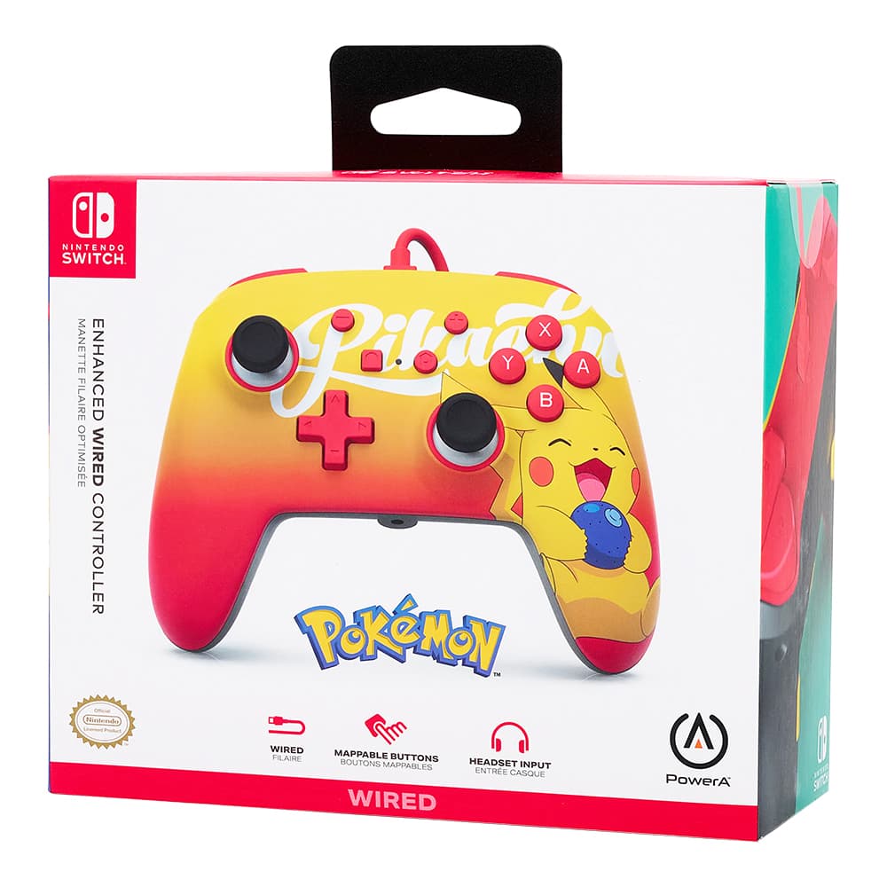Controle PowerA Nintendo Switch - Oran Berry Pikachu (PWA-A-06221) 4