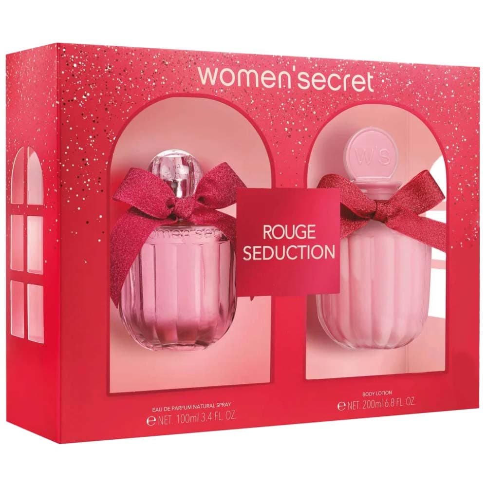 Kit Perfume Women'Secret Rouge Seduction EDP 100mL + Body Lotion 200mL - Feminino