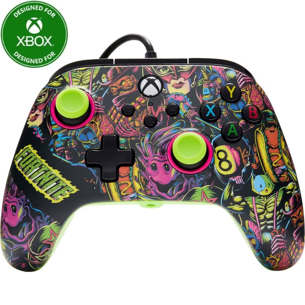 Controle PowerA Xbox Series X/S/One/W11/W10 - Fortnite Glow (XBGP0438-01) 1