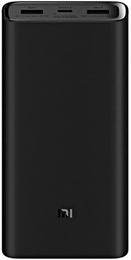 Carregador Portátil Xiaomi Mi Power Bank 3 Pro PLM07ZM 20.000mAh - Black
