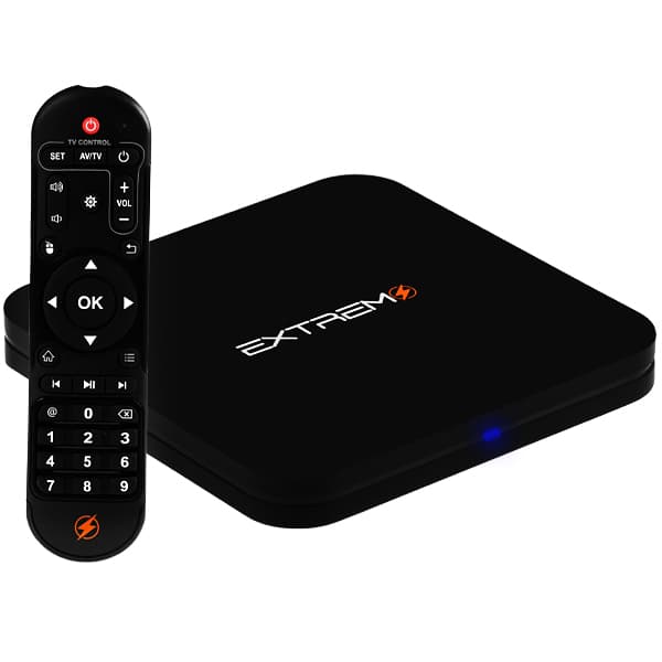 Receptor FTA Azamerica EXTREMO Wi-Fi 4K Ultra HD Bivolt - Preto