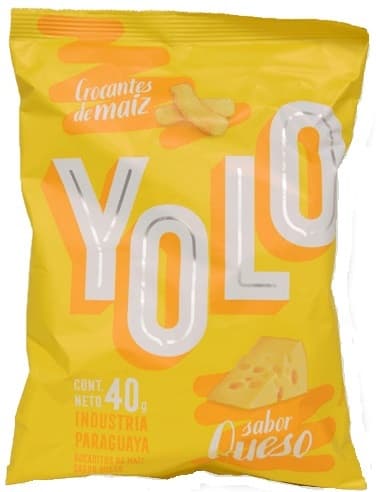 Batatas fritas de milho Yolo Queijo