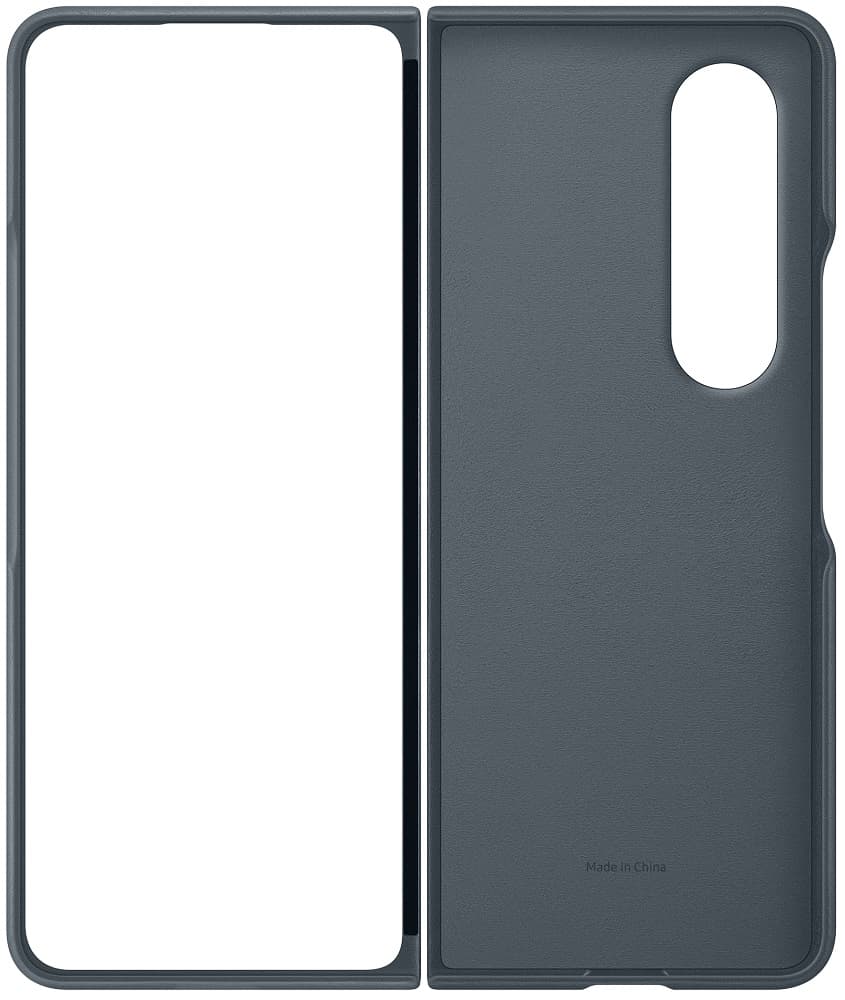 Capa Samsung Galaxy Z Fold4 EF-VF936LJEGWW - Leather Moss Gray 1