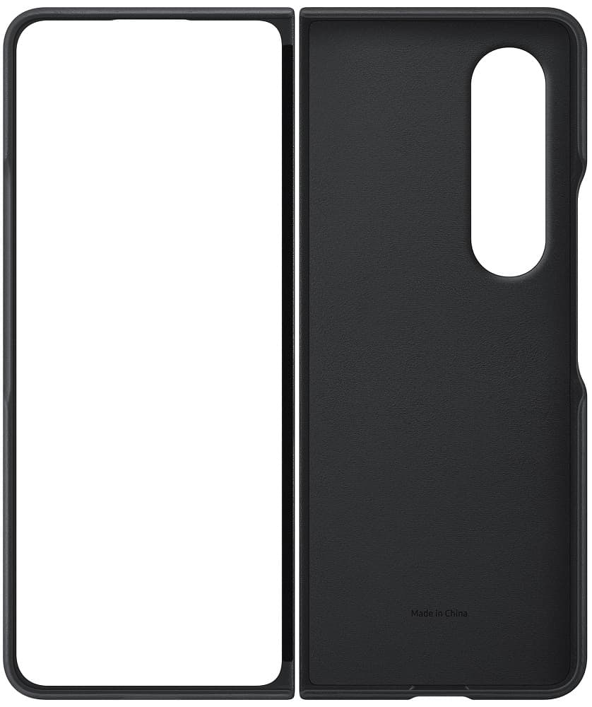 Capa Samsung Galaxy Z Fold4 EF-VF936LBEGWW Leather Cover - Black 1