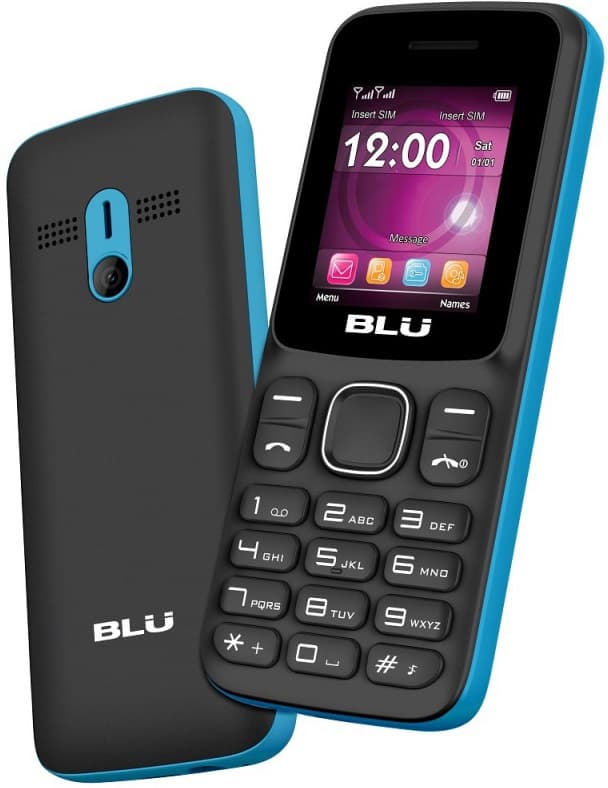 Celular Blu Z4 Z194 DS 2G 1.8" 32MB - Preto/Azul