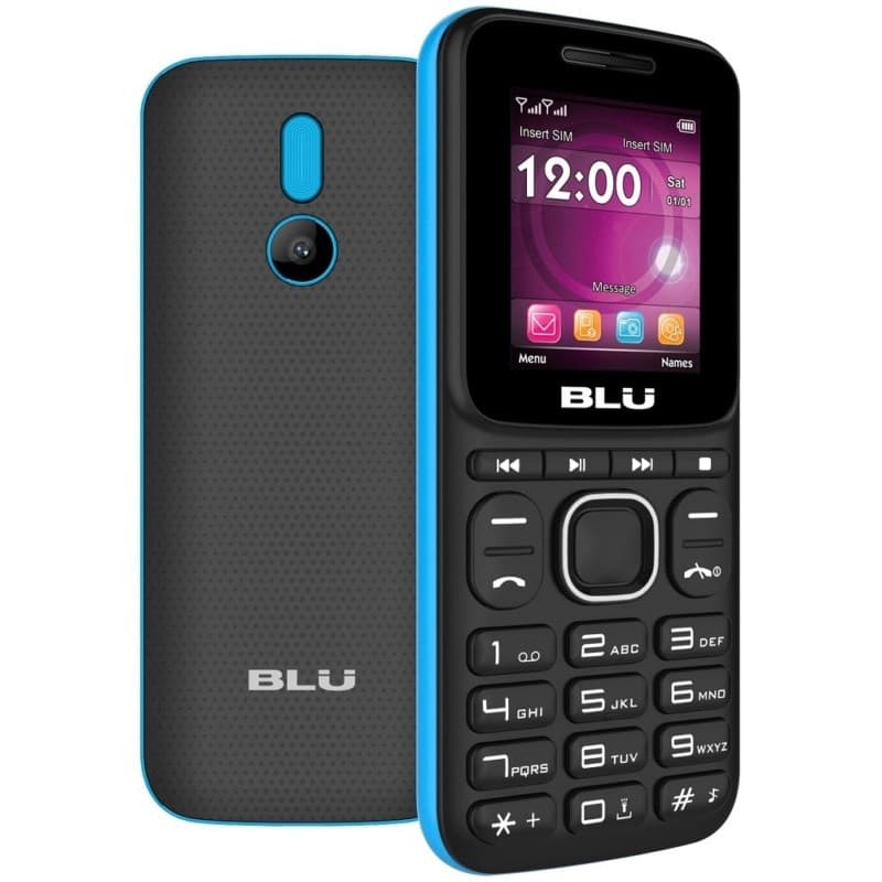 Celular Blu Z4 Music DS Z250 1.8" Preto/Azul