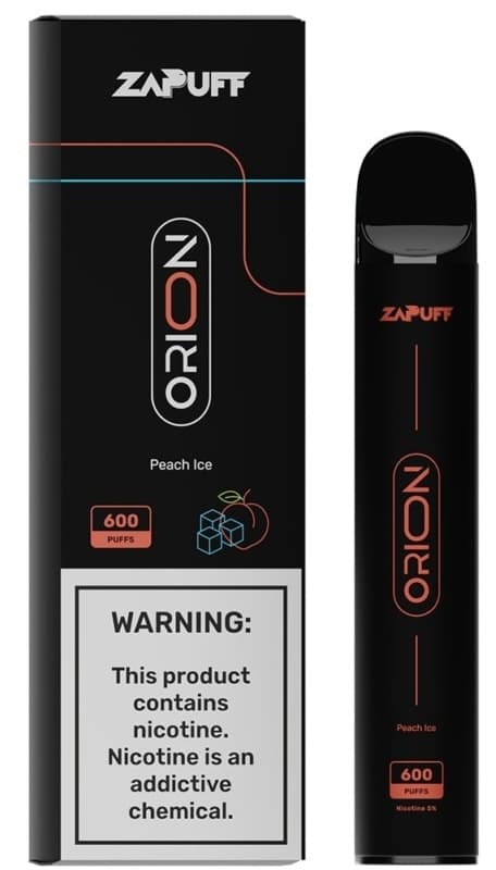 Vaper Zapuff Orion Descartável 5% Nicotina 600 Puffs - Peach Ice