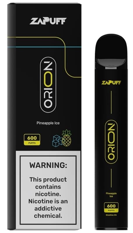 Vaper Zapuff Orion Descartável 5% Nicotina 600 Puffs - Pineapple Ice