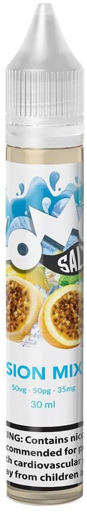 Essência Para Vaper Zomo Salt 50mg Nicotina Passion Mix Ice - 30ml