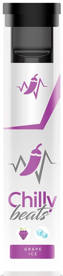 Vaper Chilly Beats Descartável ZRO-C6 0% Nicotina 600 Puffs - Grape Ice