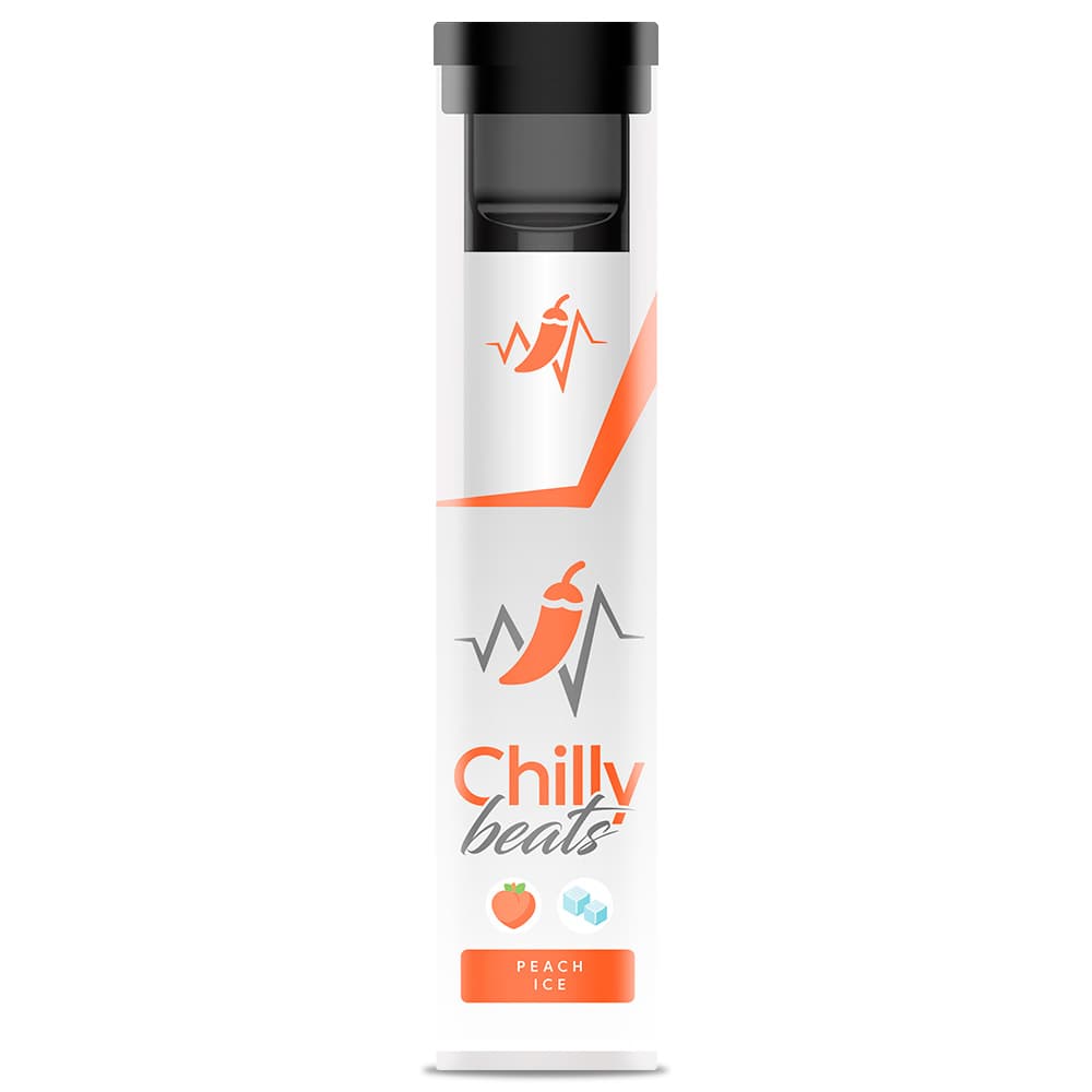 Vaper Descartável Chilly Beats ZRO-C6 0% Nicotina 600 Puffs - Peach Ice