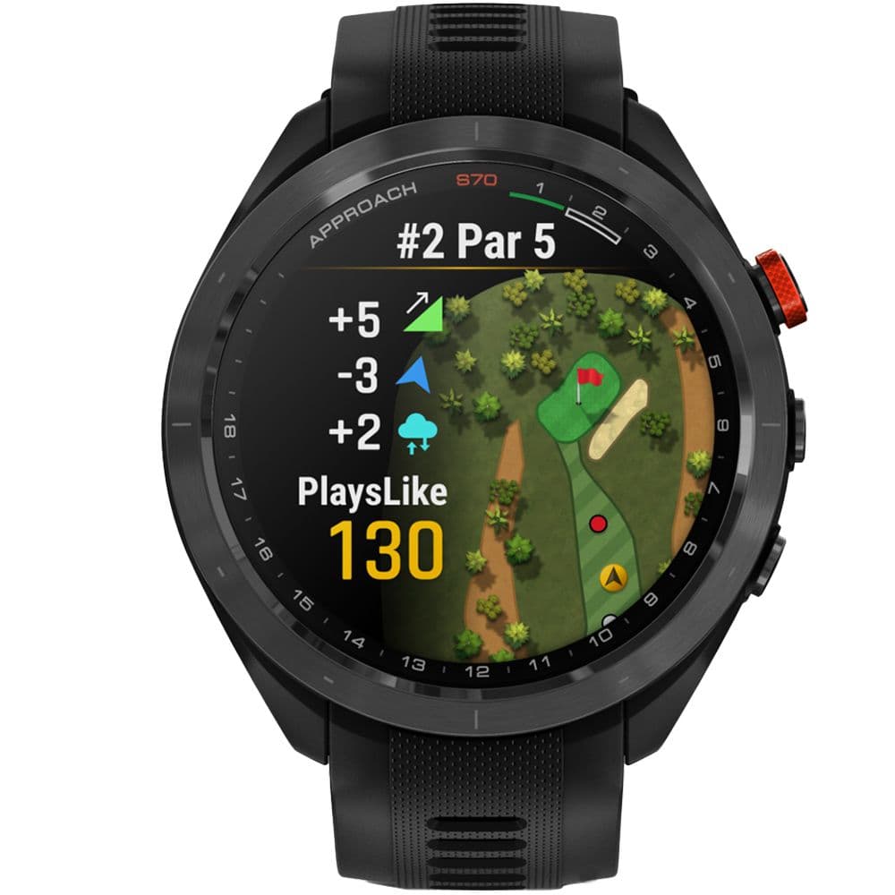 Relógio GPS Garmin Approach S70 47mm - Black/Red (010-02746-02) 2