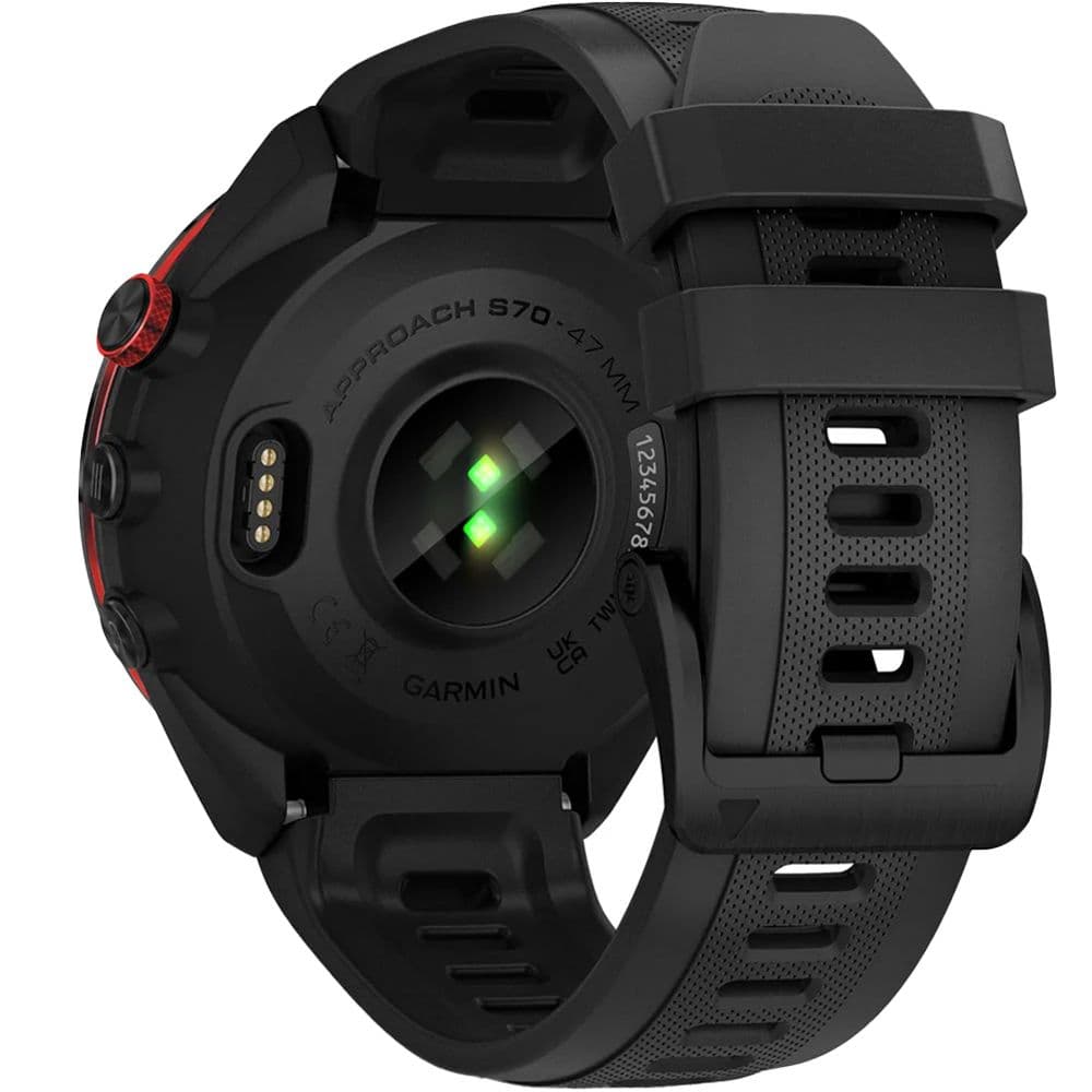 Relógio GPS Garmin Approach S70 47mm - Black/Red (010-02746-02) 4