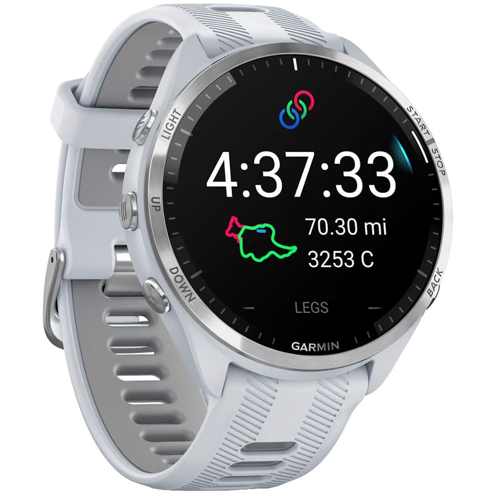 Relógio GPS Garmin Forerunner 965 010-02809-01 - Whitestone/Gray 3
