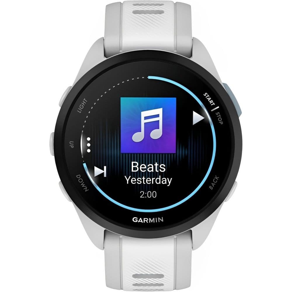 Relógio GPS Garmin Forerunner 165 Music 010-02863-31 - Mist Gray/Whitestone 2