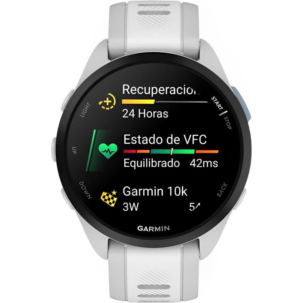 Relógio GPS Garmin Forerunner 165 010-02863-21 - Mist Gray/Whitestone 2