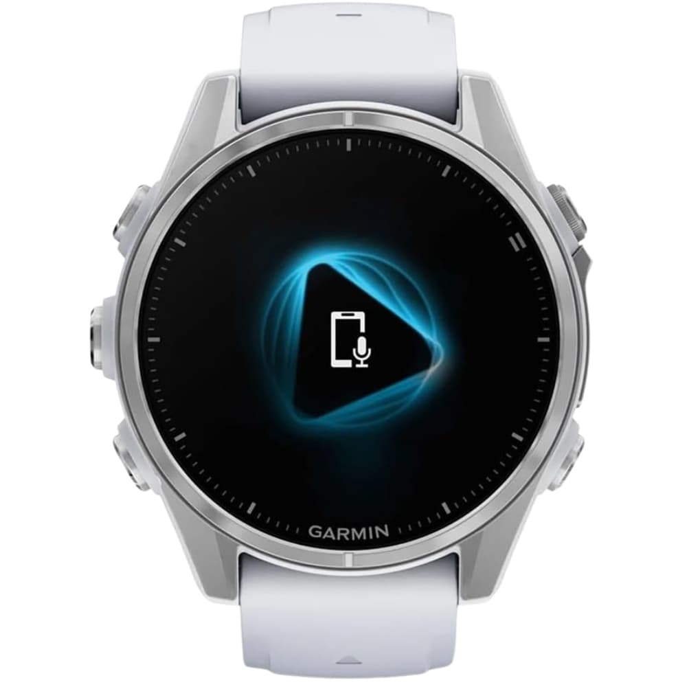Relógio GPS Garmin Fenix 8 43mm AMOLED 010-02903-00 - Silver/Whitestone 2